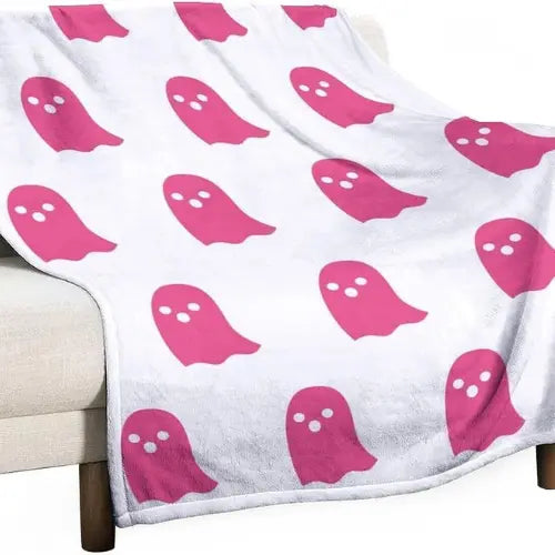 PinkWhisper Pink Ghost Blanket Sweet Home Vibes