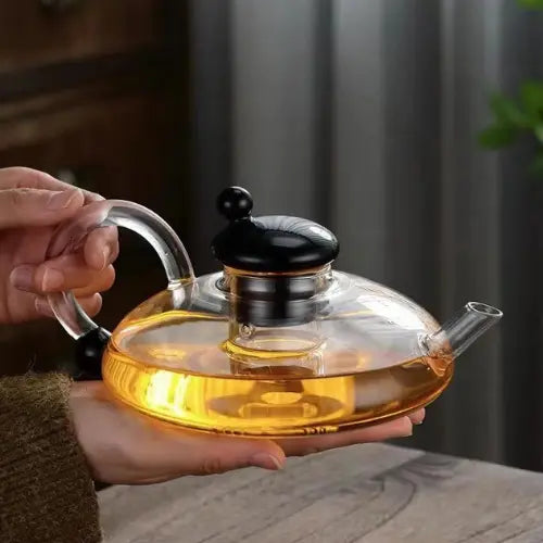 Crystal Brew Heat Resistant Teapot Set - Sweet Home Vibes