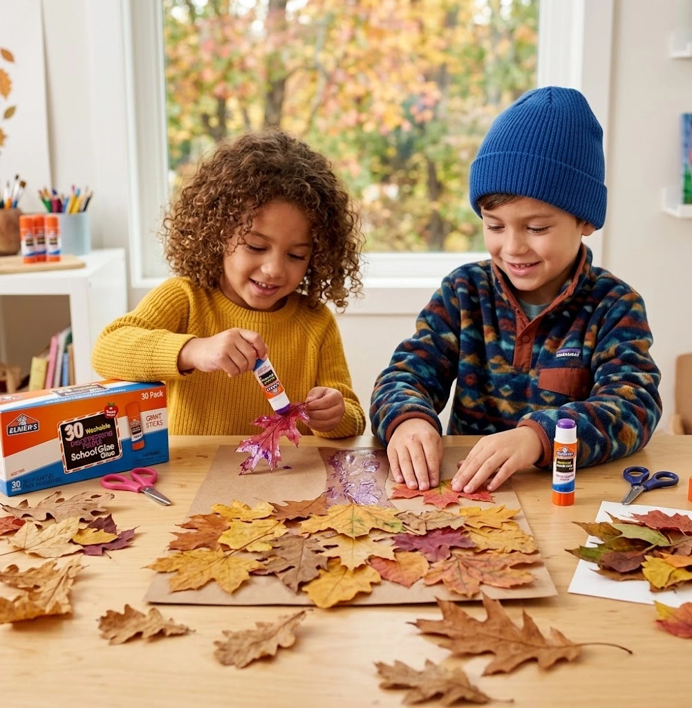 Purple school glue sticks for kids' crafts